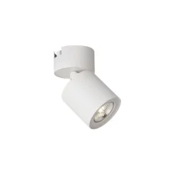 Moderner weißer Strahler für 1-Phasen-Schienensystem GU10 70mm - Iconic Roto