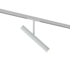 Moderner weißer Strahler für 1-Phasen-Schienensystem - Slimline Avery