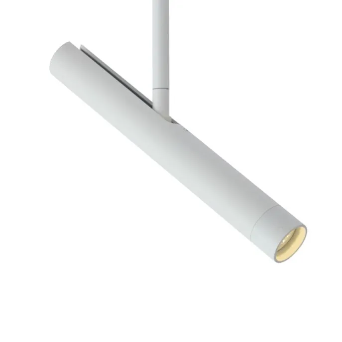 Moderner weißer Strahler für 1-Phasen-Schienensystem - Slimline Avery