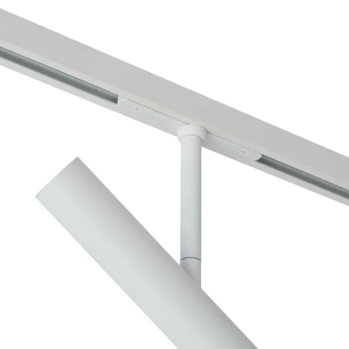 Moderner weißer Strahler für 1-Phasen-Schienensystem - Slimline Avery