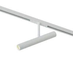 Moderner weißer Strahler für 1-Phasen-Schienensystem - Slimline Avery