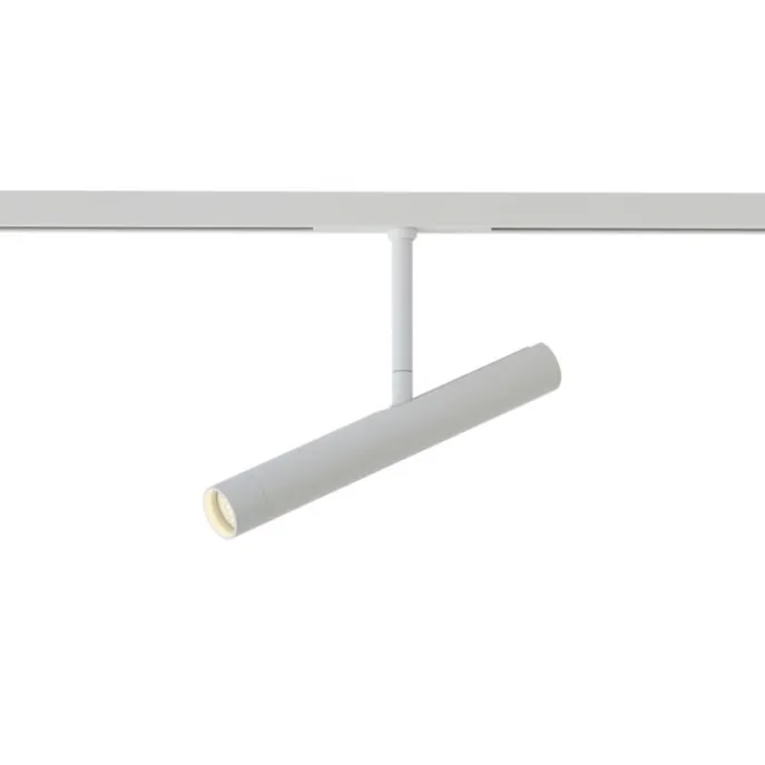 Moderner weißer Strahler für 1-Phasen-Schienensystem - Slimline Avery