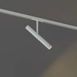 Moderner weißer Strahler für 1-Phasen-Schienensystem - Slimline Avery