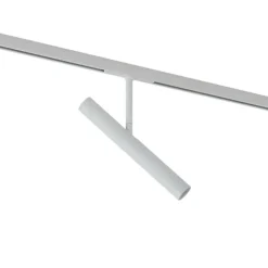 Moderner weißer Strahler für 1-Phasen-Schienensystem - Slimline Avery