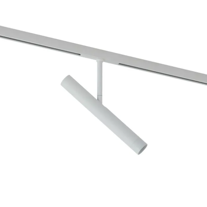 Moderner weißer Strahler für 1-Phasen-Schienensystem - Slimline Avery