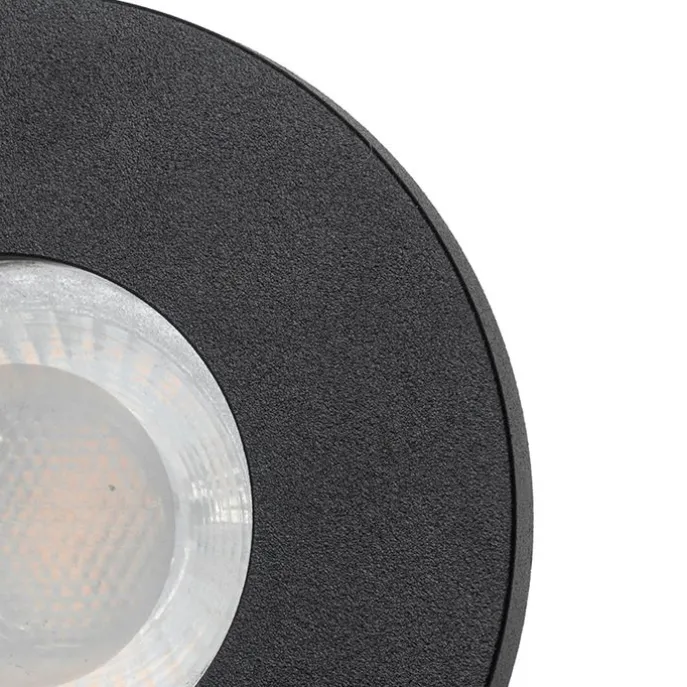Modernes Bad Einbau Spot schwarz IP54 - Schuppen