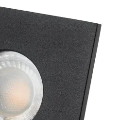 Modernes Bad Einbau Spot schwarz - Doku