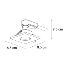 Modernes Bad Einbau vor Ort weiß IP54 - Doku