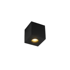 Modernes Badezimmer vor Ort schwarzes Quadrat IP44 - Capa