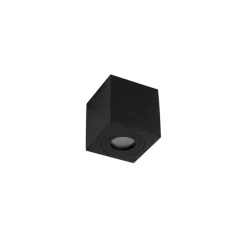 Modernes Badezimmer vor Ort schwarzes Quadrat IP44 - Capa