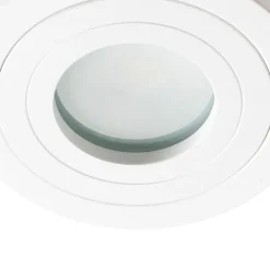 Modernes Badezimmer vor Ort weiß rund IP44 - Capa