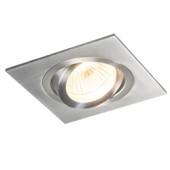 Modernes Einbaustrahler Stahl Kippbar GU10 50mm - Lock 1