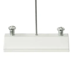 Modernes Hängendes Schienensystem mit 6 schwarzen Strahlern 1-phasig GU10 50mm - Iconic Ruby Honey