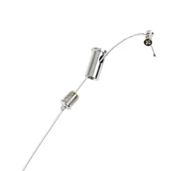 Modernes Hängeschienensystem mit 5 weißen Strahler - Iconic Jeana 1-phasig