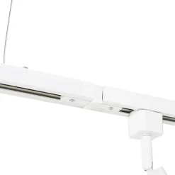 Modernes Hängeschienensystem mit 5 weißen Strahler - Iconic Jeana 1-phasig