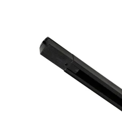 Modernes 3-Phasen-Schienensystem mit 4 schwarzen Strahlern - 3-Phasen-Ruler