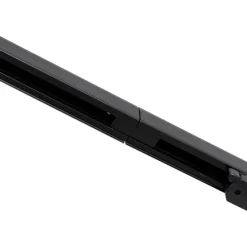 Modernes 3-Phasen-Schienensystem mit 4 schwarzen Strahlern - 3-Phasen-Ruler