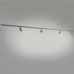 Modernes 3-Phasen-Schienensystem mit 4 Strahlern weiß - 3-Phasen Ruler