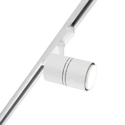 Modernes 3-Phasen-Schienensystem mit 4 Strahlern weiß - 3-Phasen Ruler