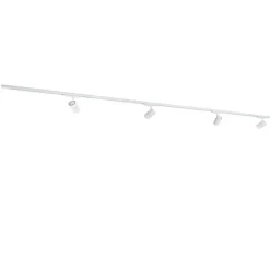 Modernes 3-Phasen-Schienensystem mit 4 Strahlern weiß - 3-Phasen Ruler