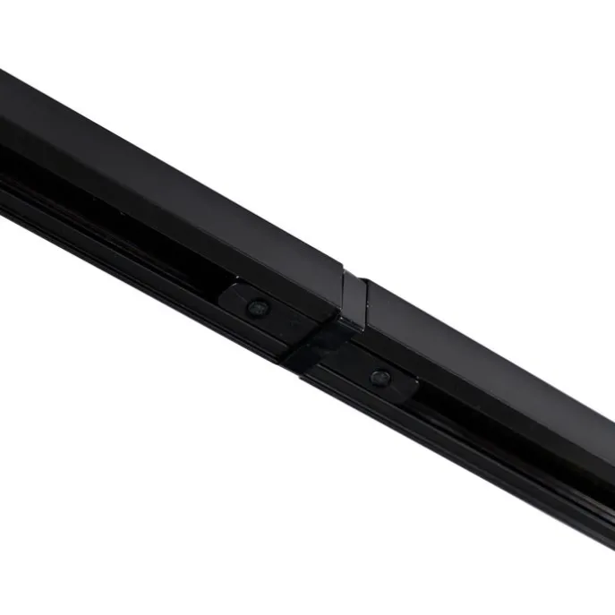 Modernes 1-Phasen-Schienensystem mit 10 Spots schwarz - Jeana