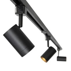 Modernes 1-Phasen-Schienensystem mit 14 Spots schwarz - Jeana