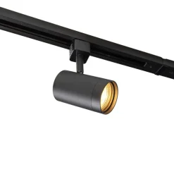 Modernes 1-Phasen-Schienensystem mit 14 Spots schwarz - Jeana