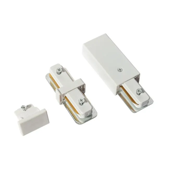 Modernes 1-phasiges Schienensystem weiß 50cm 2er-Set - Iconic