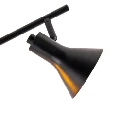 Modernes Punktschwarz mit Gold 4-Licht - Magno