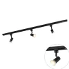 Modernes Schienensystem 3-flammig 1-Phase schwarz - Jeany