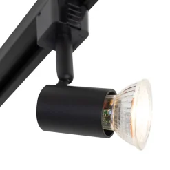 Modernes Schienensystem 3-flammig 1-Phase schwarz - Jeany