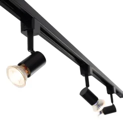 Modernes Schienensystem 3-flammig 1-Phase schwarz - Jeany