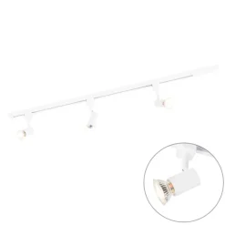 Modernes Schienensystem 3-flammig 1-Phase weiß - Jeany
