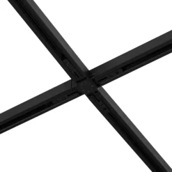 Modernes Schienensystem mit 10 Strahlern Dunkelbronze 1-phasig - Slimline Uzzy