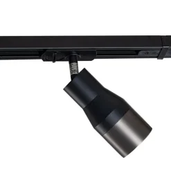 Modernes Schienensystem mit 5 Spots in Gunmetal - Iconic Kohua