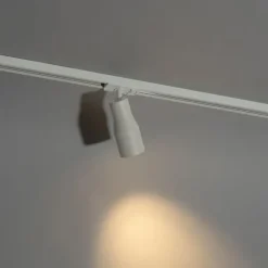 Modernes Schienensystem mit 5 Strahlern Weiß 1-phasig - Iconic Kohua