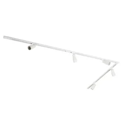Modernes Schienensystem mit 5 Strahlern Weiß 1-phasig - Iconic Kohua