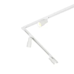 Modernes Schienensystem mit 5 Strahlern Weiß 1-phasig - Iconic Kohua