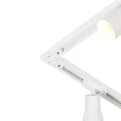 Modernes Schienensystem mit 5 Strahlern Weiß 1-phasig - Iconic Kohua