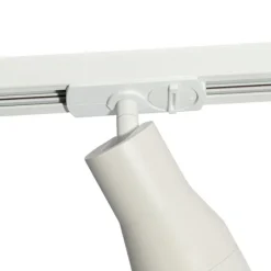 Modernes Schienensystem mit 5 Strahlern Weiß 1-phasig - Iconic Kohua