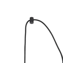 Modernes Schienensystem mit 3 Strahlern und 3 Pendelleuchten schwarz 1-phasig - Iconic Cavalux Jeana