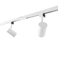 Modernes Schienensystem mit 6 weißen Strahlern 1-phasig 200cm - Iconic Jeana