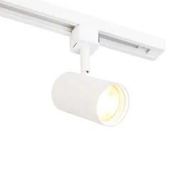 Modernes Schienensystem mit 6 weißen Strahlern 1-phasig 200cm - Iconic Jeana