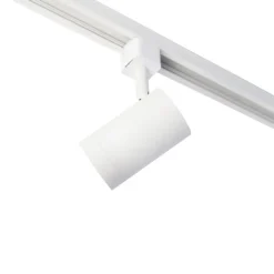 Modernes Schienensystem mit 6 weißen Strahlern 1-phasig 200cm - Iconic Jeana