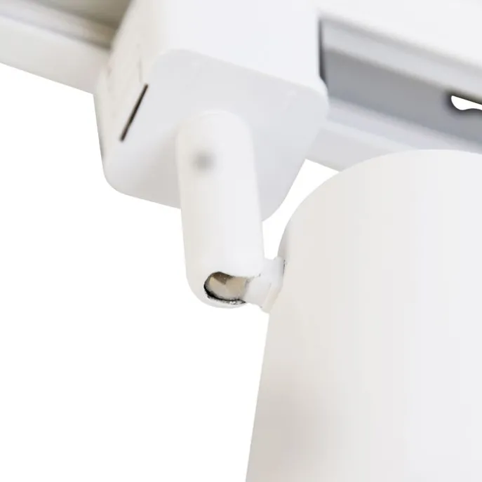 Modernes Schienensystem mit 6 weißen Strahlern 1-phasig 200cm - Iconic Jeana