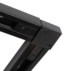 Modernes Schienensystem mit 5 Strahlern 1-phasig schwarz - Jeany