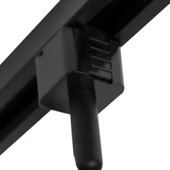 Modernes Schienensystem mit 5 Strahlern 1-phasig schwarz - Jeany