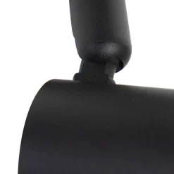 Modernes Schienensystem mit 5 Strahlern 1-phasig schwarz - Jeany