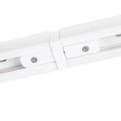 Modernes Schienensystem mit 5 Strahlern 1-phasig weiß - Jeany