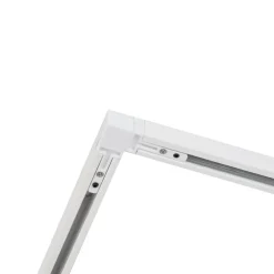 Modernes Schienensystem mit 10 Strahlern weiß 1-phasig - Slimline Uzzy